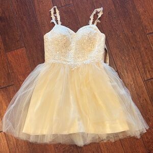 Elegant Cream Kids Dress